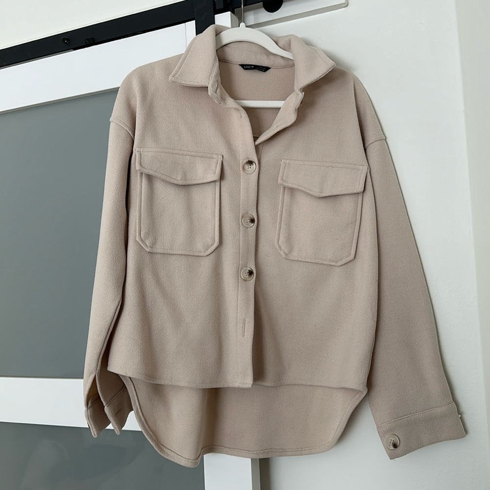 SHEIN shirt jacket size S